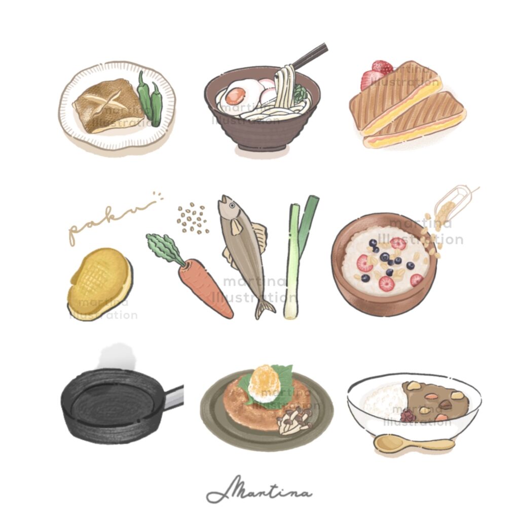 食べ物挿絵